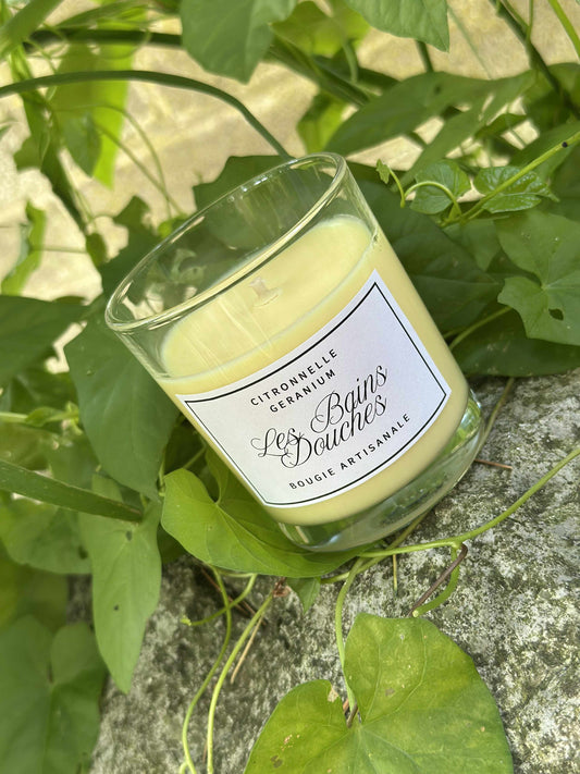 Bougie citronelle-géranium
